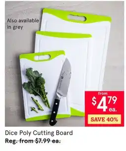 Kitchen Stuff Plus Dice Poly Cutting Board offer