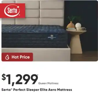 Sleep Country Serta Perfect Sleeper Elite Aero Mattress offer
