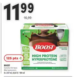 Familiprix BOOST Meal replacement offer