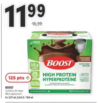 Familiprix BOOST Meal replacement offer
