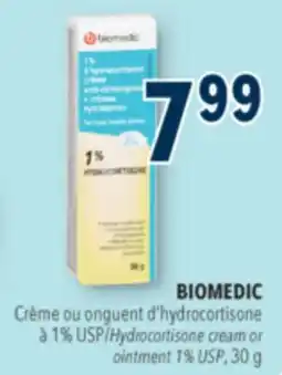 Familiprix Biomedic anti-itch 1% hydrocortisone cream offer