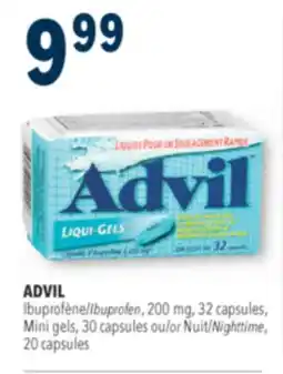 Familiprix Advil Liqui-Gels ibuprofen capsules 32un offer