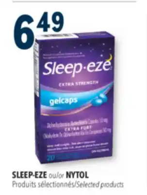 Familiprix Sleep-eze extra strength softgels capsules 20un offer