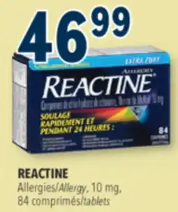 Familiprix REACTINE Allergy, 10 mg offer