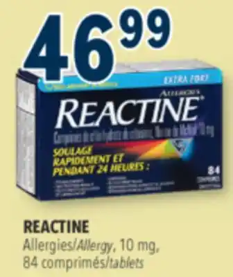 Familiprix REACTINE Allergy, 10 mg offer