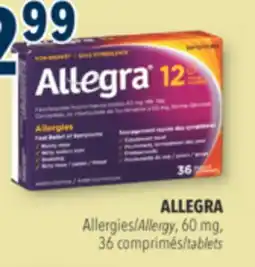 Familiprix ALLEGRA, Allergy, 60 mg, 36 tablets offer