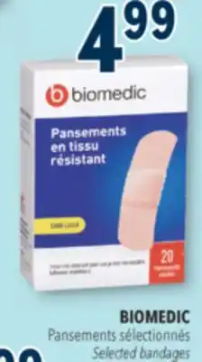 Familiprix BIOMEDIC Selected bandages offer
