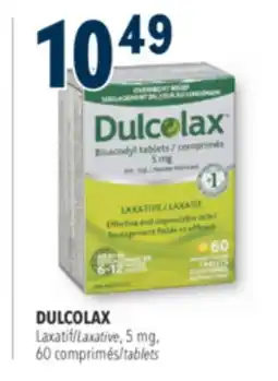 Familiprix DULCOLAX Laxative, 5 mg, 60 tablets offer