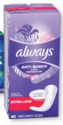 Familiprix ALWAYS Selected products offer