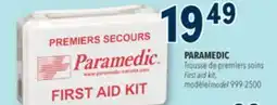 Familiprix PARAMEDIC First aid kit, model 999-2500 offer