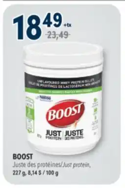 Familiprix Boost Just Protein unflavoured whey protein isolate offer