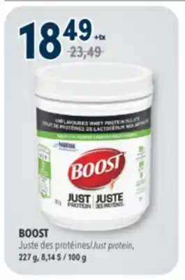 Familiprix Boost Just Protein unflavoured whey protein isolate offer