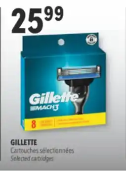 Familiprix GILLETTE Selected cartridges offer