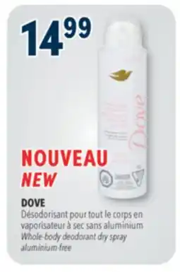 Familiprix Dove whole body deodorant cooling Raspberry & Rose 113g offer