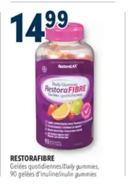 Familiprix RESTORAFIBRE Daily gummies, 90 inulin gummies offer
