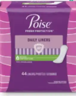 Familiprix Poise long length very light absorbency liners 44un offer