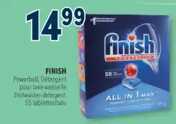 Familiprix FINISH, Powerball, Dishwasher detergent, 55 tabs offer