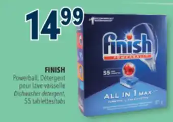 Familiprix FINISH, Powerball, Dishwasher detergent, 55 tabs offer