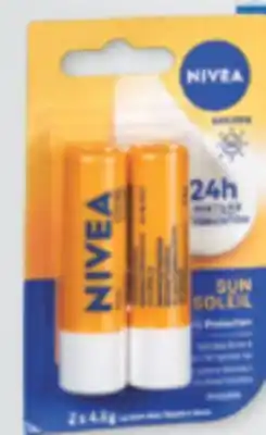 Familiprix Nivea caring lip balm SPF30 Sun offer