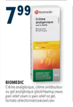 Familiprix Biomedic heating cream extra strength 100g offer