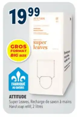 Familiprix ATTITUDE, Super Leaves, Hand soap refill, 2 litres offer