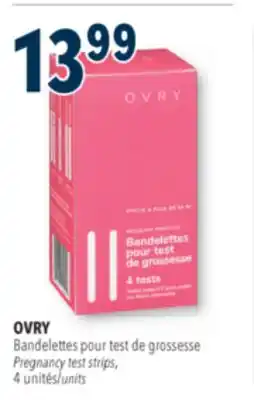 Familiprix OVRY Pregnancy test strips offer