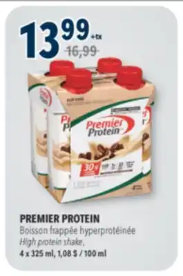 Familiprix PREMIER PROTEIN High protein shake, 4 x 325 ml offer
