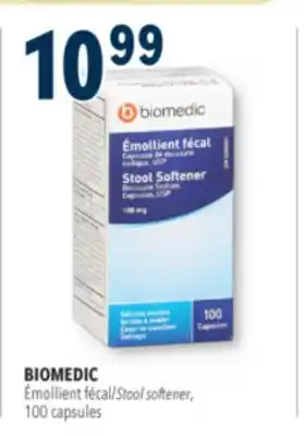 Familiprix Biomedic stool softener capsules 100un offer