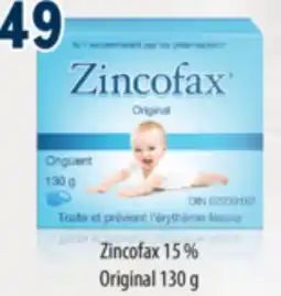 Familiprix Zincofax 15 % Original 130 g offer