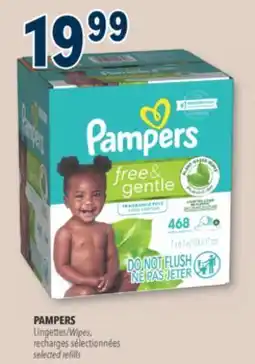 Familiprix Pampers Free & Gentle fragrance free wipes 6x78un offer