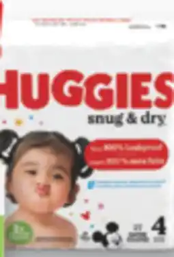 Familiprix HUGGIES Selected diapers or Baby wipes, recharges selected refills offer