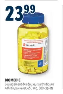 Familiprix BIOMEDIC Arthritis pain relief, 650 mg, 300 caplets offer