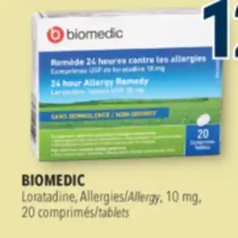 Familiprix Biomedic non-drowsy 24 hour allergy remedy tablets 20un offer