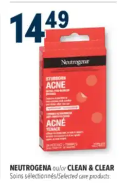 Familiprix NEUTROGENA or CLEAN & CLEAR, Selected care products offer