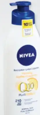 Familiprix Nivea Q10 + Vitamin C firming body lotion for normal skin 473ml offer