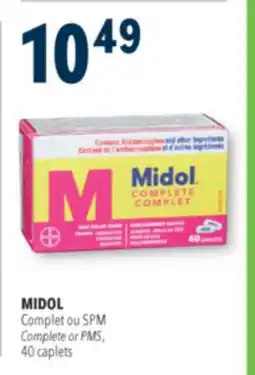Familiprix MIDOL, Complet ou SPM/Complete or PMS, 40 caplets offer