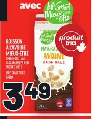 Metro BOISSON À L'AVOINE MIEUX-ÊTRE | LIFE SMART OAT DRINK offer