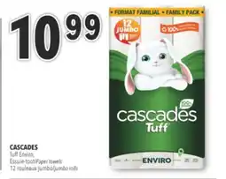 Familiprix Cascades Tuff Enviro 2 ply resistant paper towels 2un offer