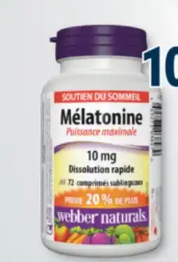 Familiprix HOLISTA or WEBBER NATURALS Selected products offer