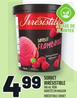 Metro SORBET IRRÉSISTIBLE | IRRÉSISTIBLE SORBET offer