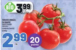 Metro TOMATES ROUGES EN GRAPPE | STEMMED RED TOMATOES offer