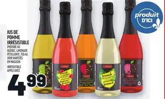 Metro JUS DE POMME IRRÉSISTIBLE | IRRÉSISTIBLE APPLE JUICE offer