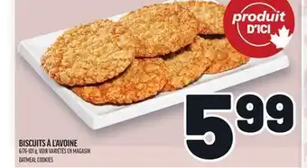 Metro BISCUITS À L'AVOINE | OATMEAL COOKIES offer