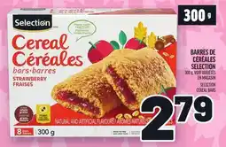 Metro BARRES DE CÉRÉALES SELECTION | SELECTION CEREAL BARS offer