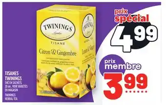 Metro TISANES TWININGS | TWININGS HERBAL TEA offer