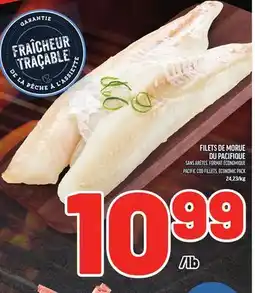 Metro FILETS DE MORUE DU PACIFIQUE | PACIFIC COD FILLETS, ECONOMIC PACK offer