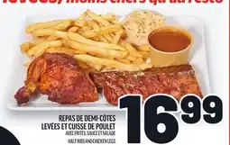 Metro REPAS DE DEMI-CÔTES LEVÉES ET CUISSE DE POULET | HALF RIBS AND CHICKEN LEGS offer
