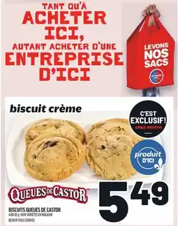 Metro BISCUITS QUEUES DE CASTOR | BEAVER TAILS COOKIES offer