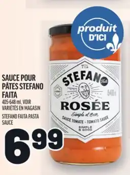 Metro SAUCE POUR PÂTES STEFANO FAITA | STEFANO FAITA PASTA SAUCE offer