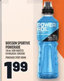 Metro BOISSON SPORTIVE POWERADE | POWERADE SPORT DRINK offer
